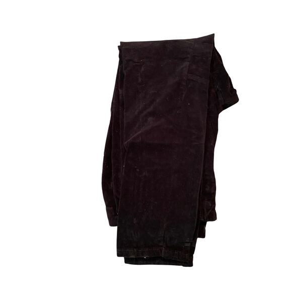 Sanctuary Anthropologie Velour Navy Pants Sz 30 Zip Ankle Slim Fit - Picture 3 of 7